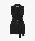 Easy Tie Vest | Black