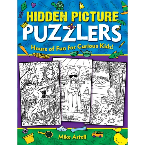 Hidden Picture Puzzlers: Hours of Fun for Curious Kids! - Paperback