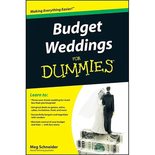 Budget Weddings for Dummies - Paperback
