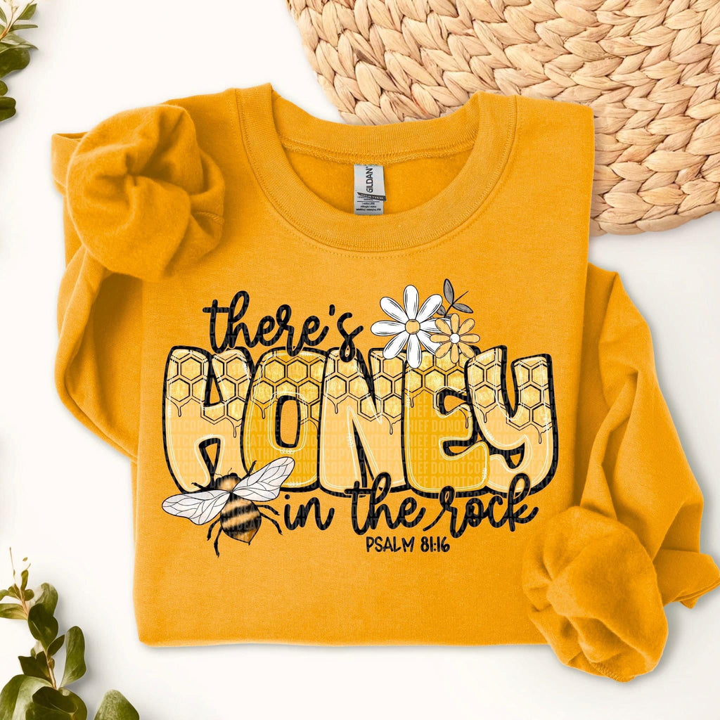 There’s honey in the rock
