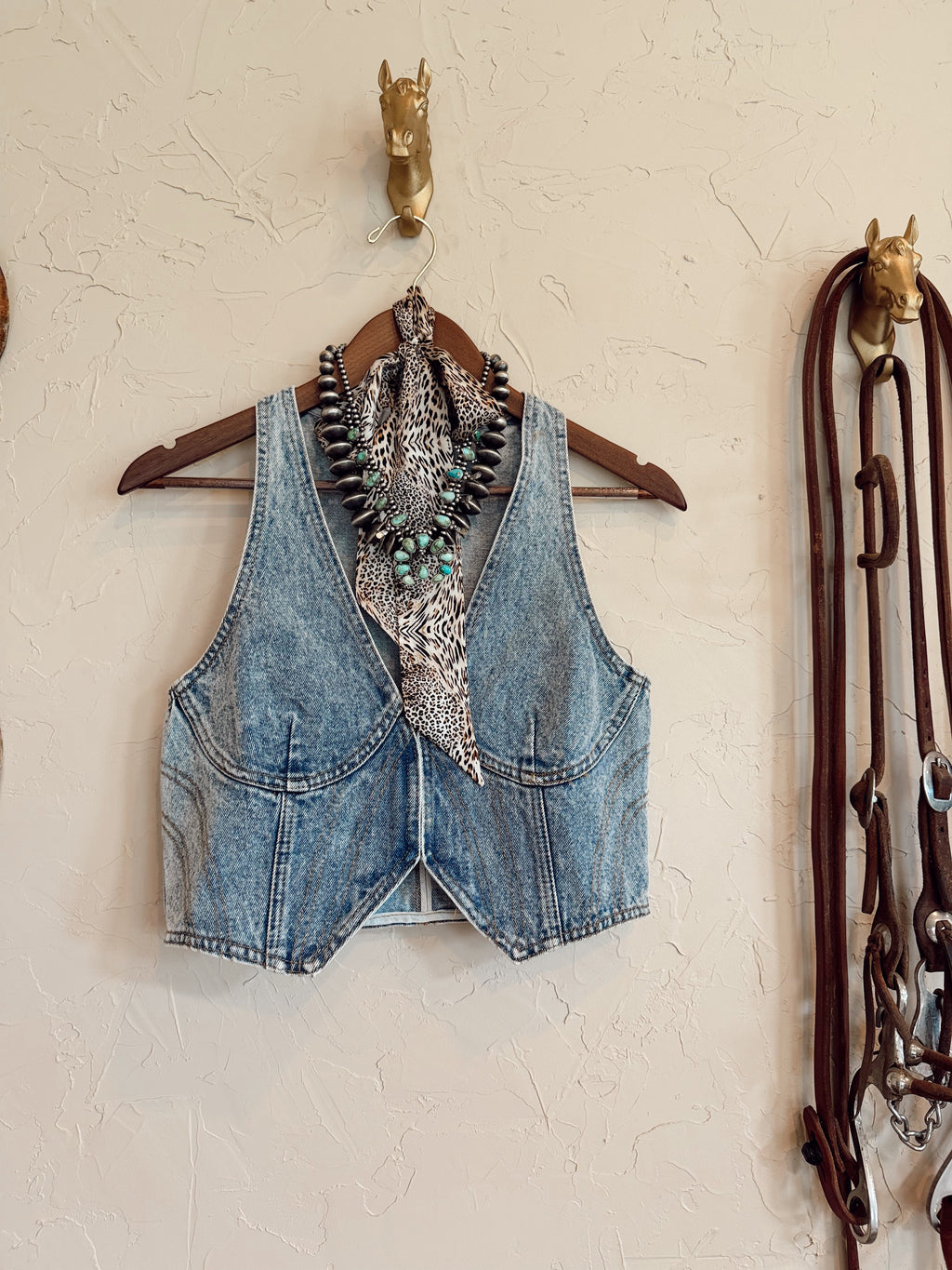 The Devan Denim Top
