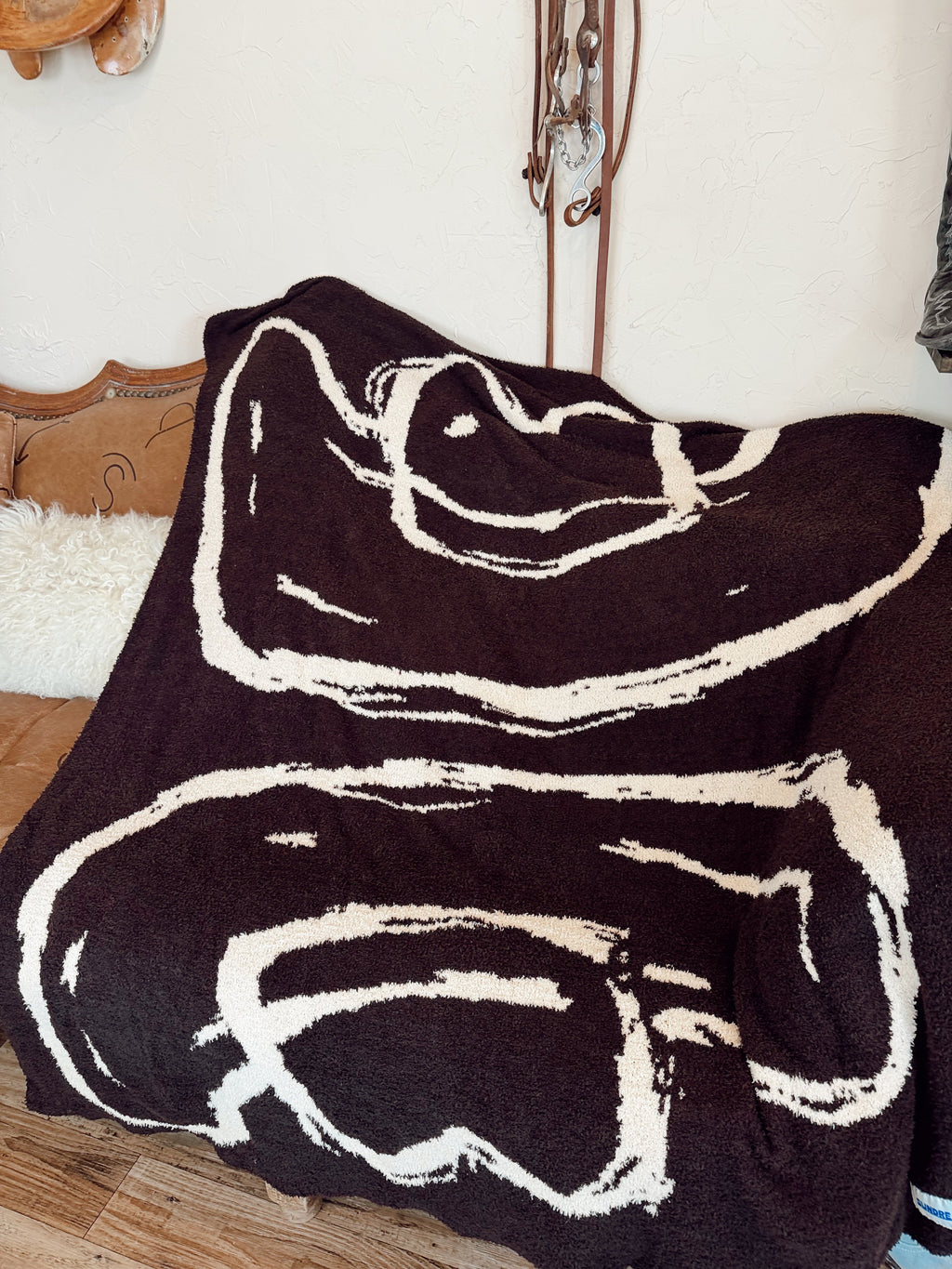 The Cowboy Hat Throw Blanket