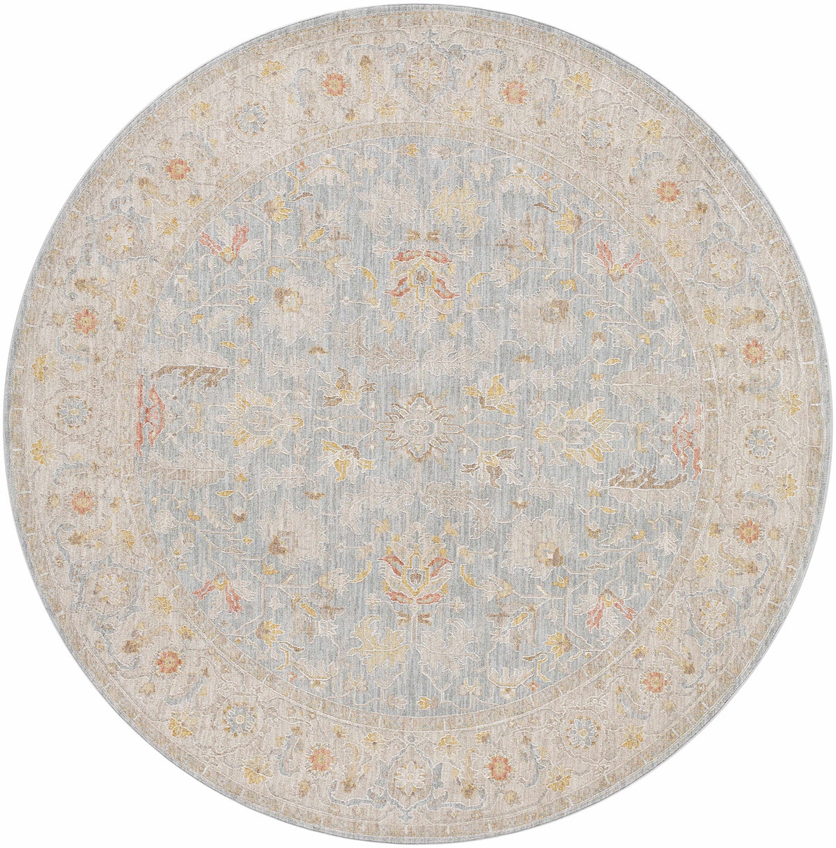 Edie Taupe Thick Luxe Oushak Rug