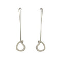 Enchanting Sterling Silver Long Earrings