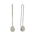 Balanced Sterling Silver Long Earrings