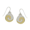 Swirl Cloud Sterling Silver Earrings