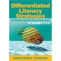 Differentiated Literacy Strategies for Student Growth and Achievement in Grades 7-12 - Paperback