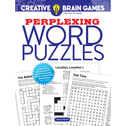 Creative Brain Games Perplexing Word Puzzles - Paperback