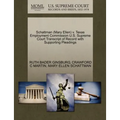 Schattman (Mary Ellen) V. Texas Employment Commission U.S. Supreme Court Transcript of Record with Supporting Pleadings - Paperback