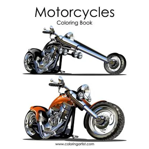 Motorcycle Coloring Book 1 - Paperback