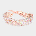 Bubble Stone Evening Bracelet