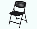 EVERFOLD Folding Chair Mesh Black