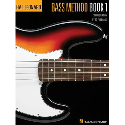 Hal Leonard Bass Method Book 1 - Electric Bass Instruction for Beginners 2nd Edition Songs Riffs and Techniques Sheet Music and Practice Guide - Paperback
