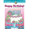 Creative Haven Happy Birthday! Coloring Book - Paperback