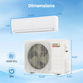 EcoGuard Series 12000 BTU 20 SEER2 115V Mini Split Air Conditioner and Heater