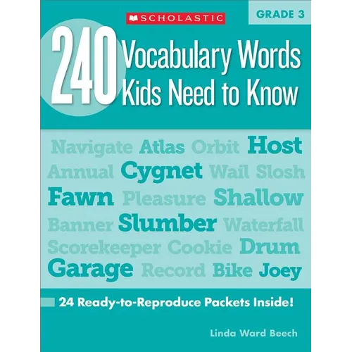 240 Vocabulary Words Kids Need to Know: Grade 3 - Paperback
