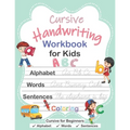 Cursive Handwriting Workbook for Kids: Cursive for Beginners Workbook, Cursive Letter Tracing Book, Alphabet Writing, Words, Sentences, Handwriting Pr - Paperback