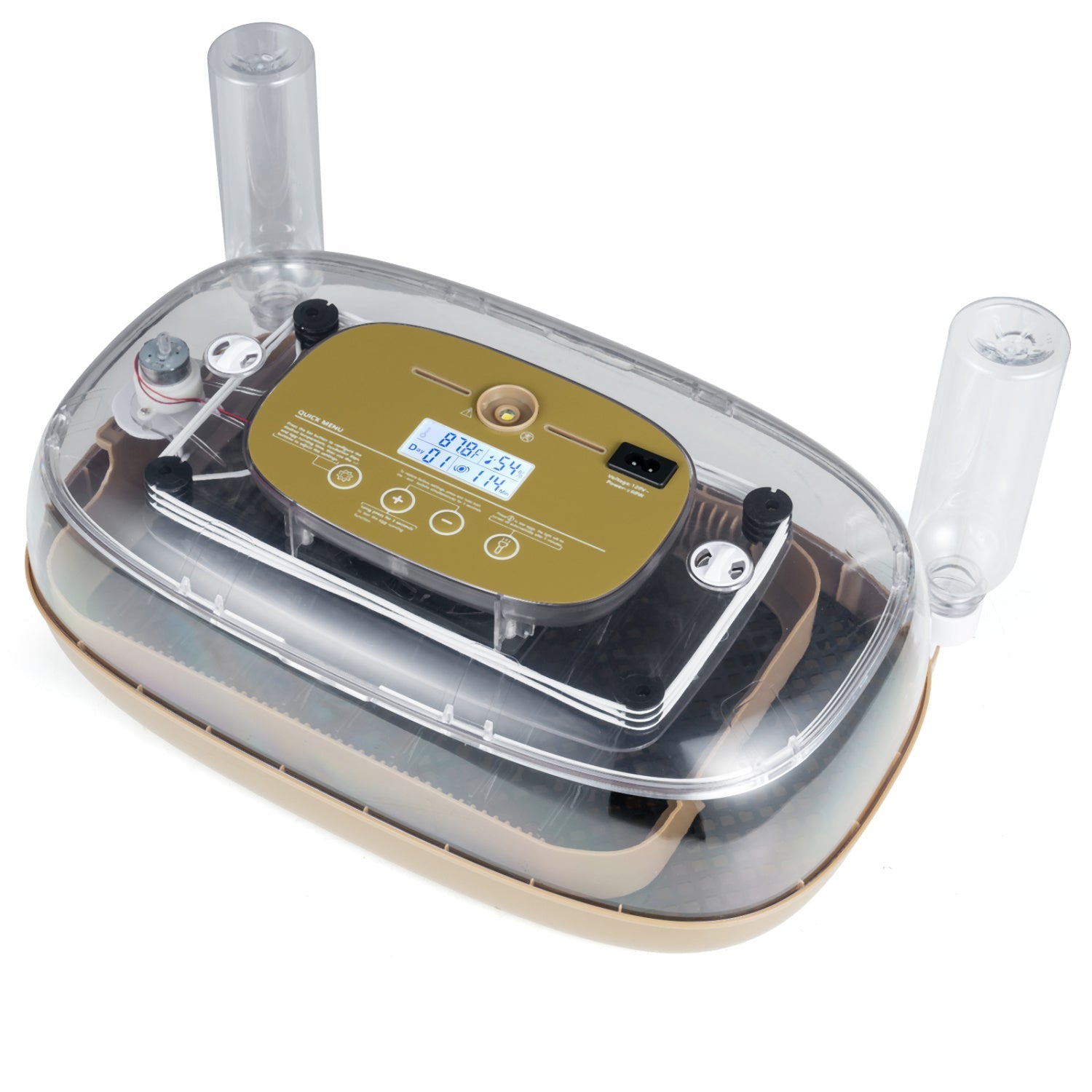 21-Egg Incubator with Temperature and Humidity Control
