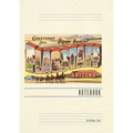 Vintage Lined Notebook Greetings from Flagstaff - Paperback
