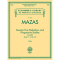 75 Melodious and Progressive Studies Complete, Op. 36: Schirmer Library of Classics Volume 2092 - Paperback