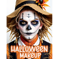 Halloween Makeup: A Beginner's Friendly Step-by-Step Guide to Easy and Professional Face Painting Instructions for Men and Teens, in Full Color - Paperback
