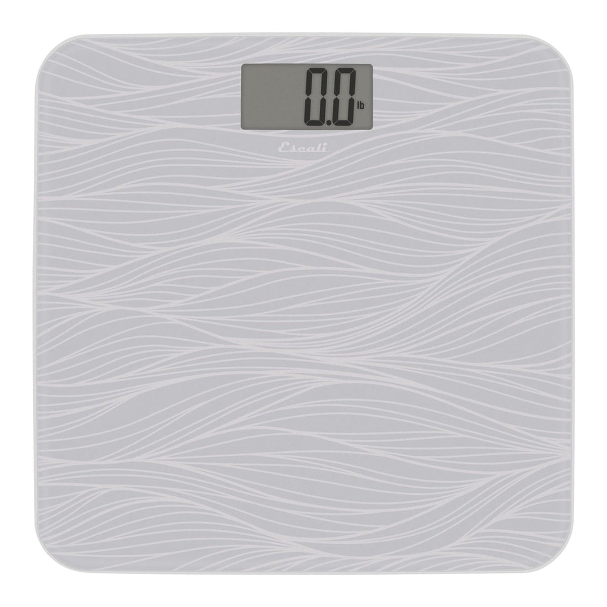 Escali Bathroom Scale Grey Pattern