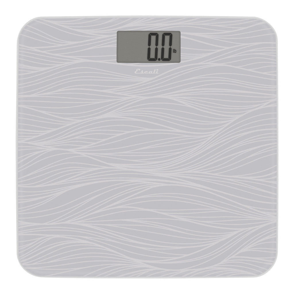 Escali Bathroom Scale Grey Pattern