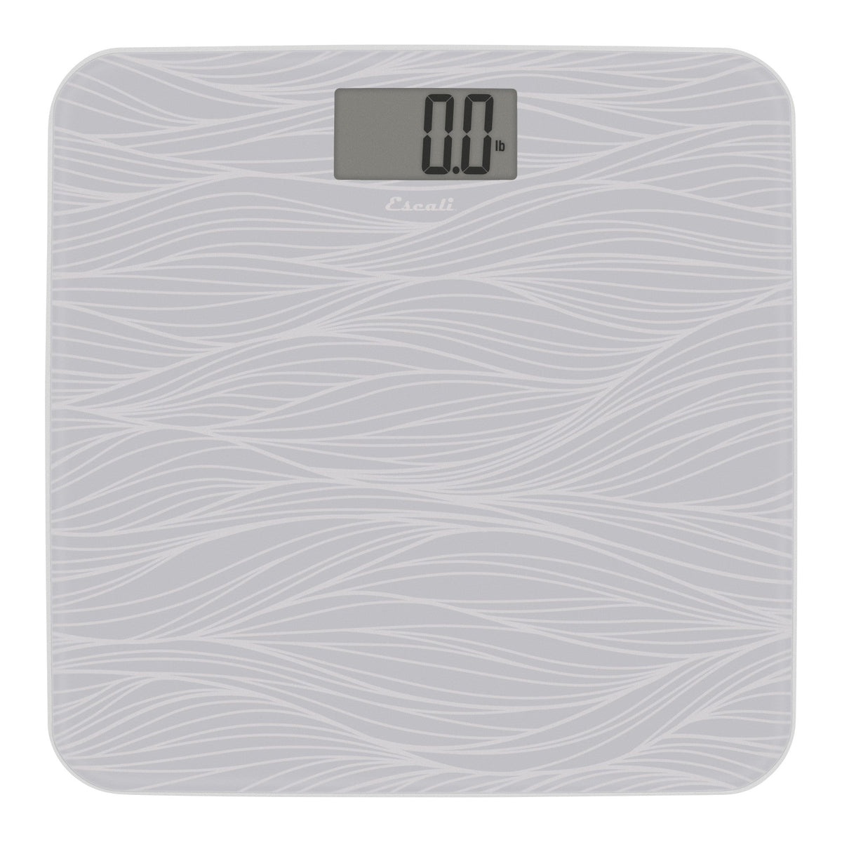 Escali Bathroom Scale Grey Pattern