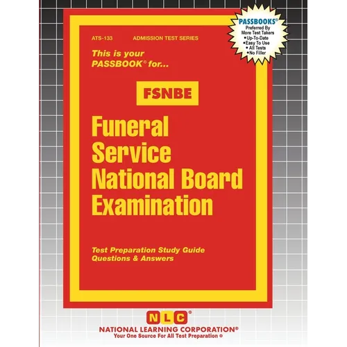 Funeral Service National Board Examination (FSNBE) - Paperback