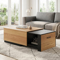 Extendable Coffee Table with Hidden Storage Compartment