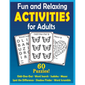 Fun and Relaxing Activities for Adults: Puzzles for People with Dementia [Large-Print] - Paperback
