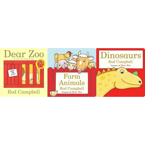 Dear Zoo & Friends Collected Set: Dear Zoo; Farm Animals; Dinosaurs - Board Book