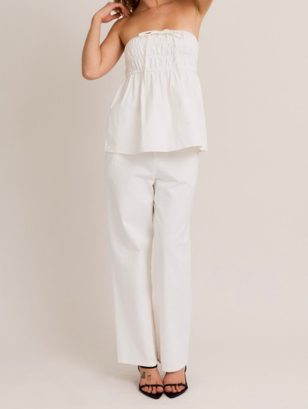 The Banning Denim Pant Set