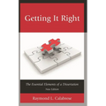 Getting It Right: The Essential Elements of a Dissertation - Paperback