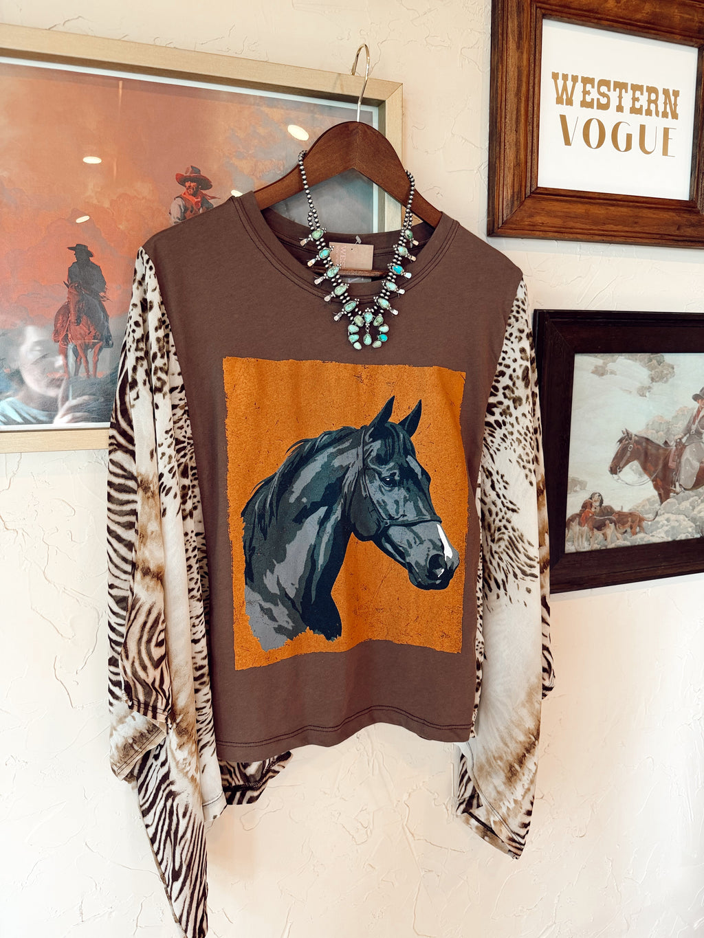 The Langley Animal Print Top