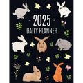 Rabbit Planner 2025: Cute Year Organizer with Bunnies: For an Easy Overview of All Your Appointments! Beautiful Hare Scheduler: January-December (12 M - Paperback