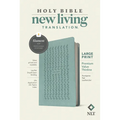 NLT Large Print Premium Value Thinline Bible, Filament Enabled (Leatherlike, Eucalyptus Teal) - Imitation Leather
