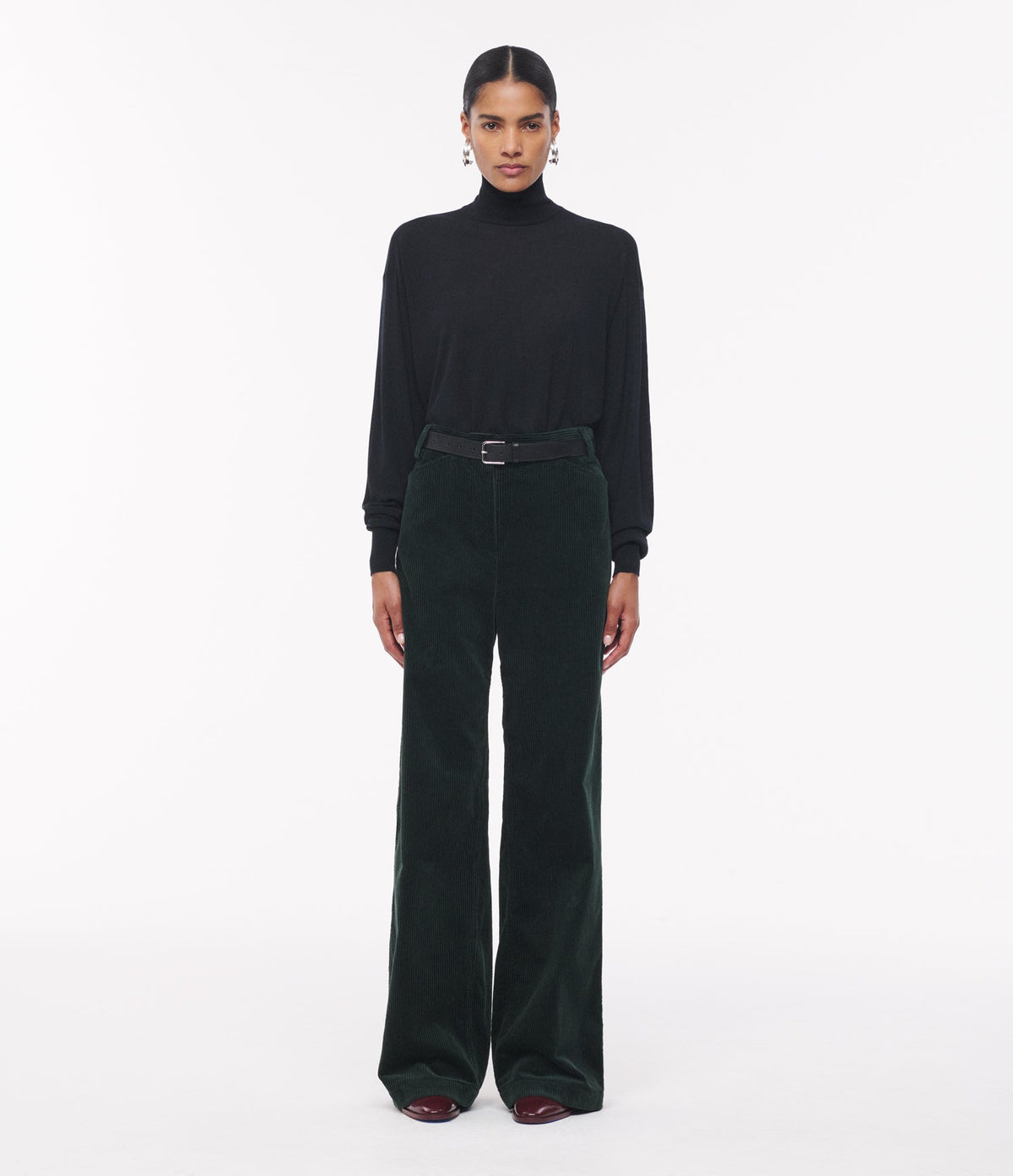 Featherweight Turtleneck | Black