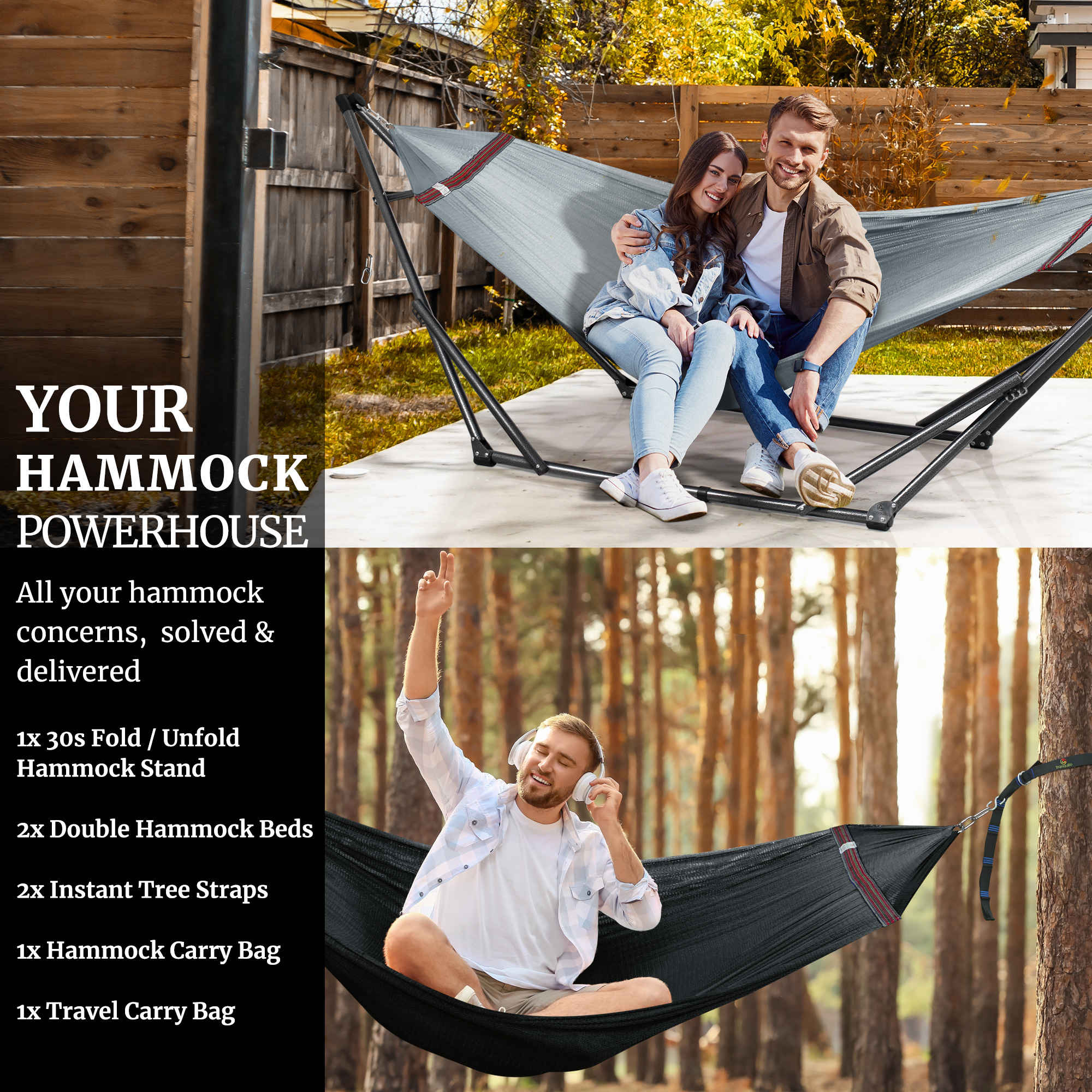Comfort Set Original Hammock Stand