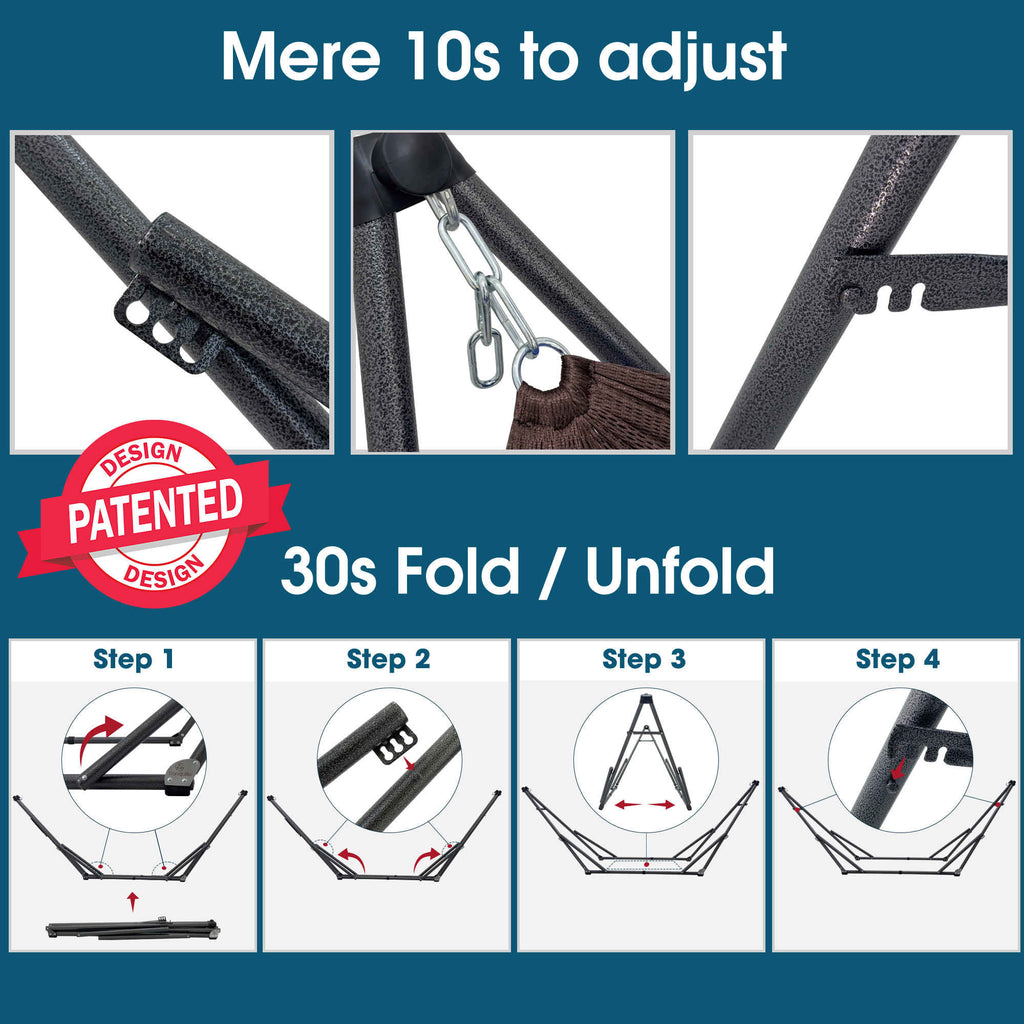 Original Collapsible Hammock with Stand
