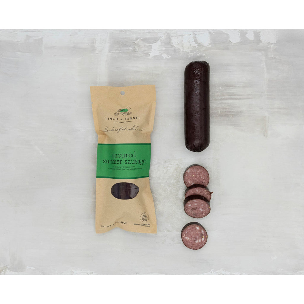 Uncured Summer Sausage | Finch + Fennel