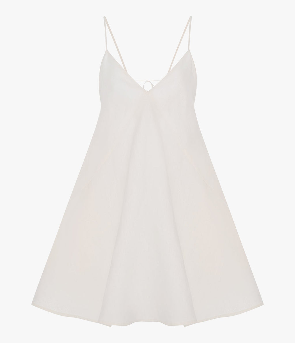 Flare Sun Dress | White