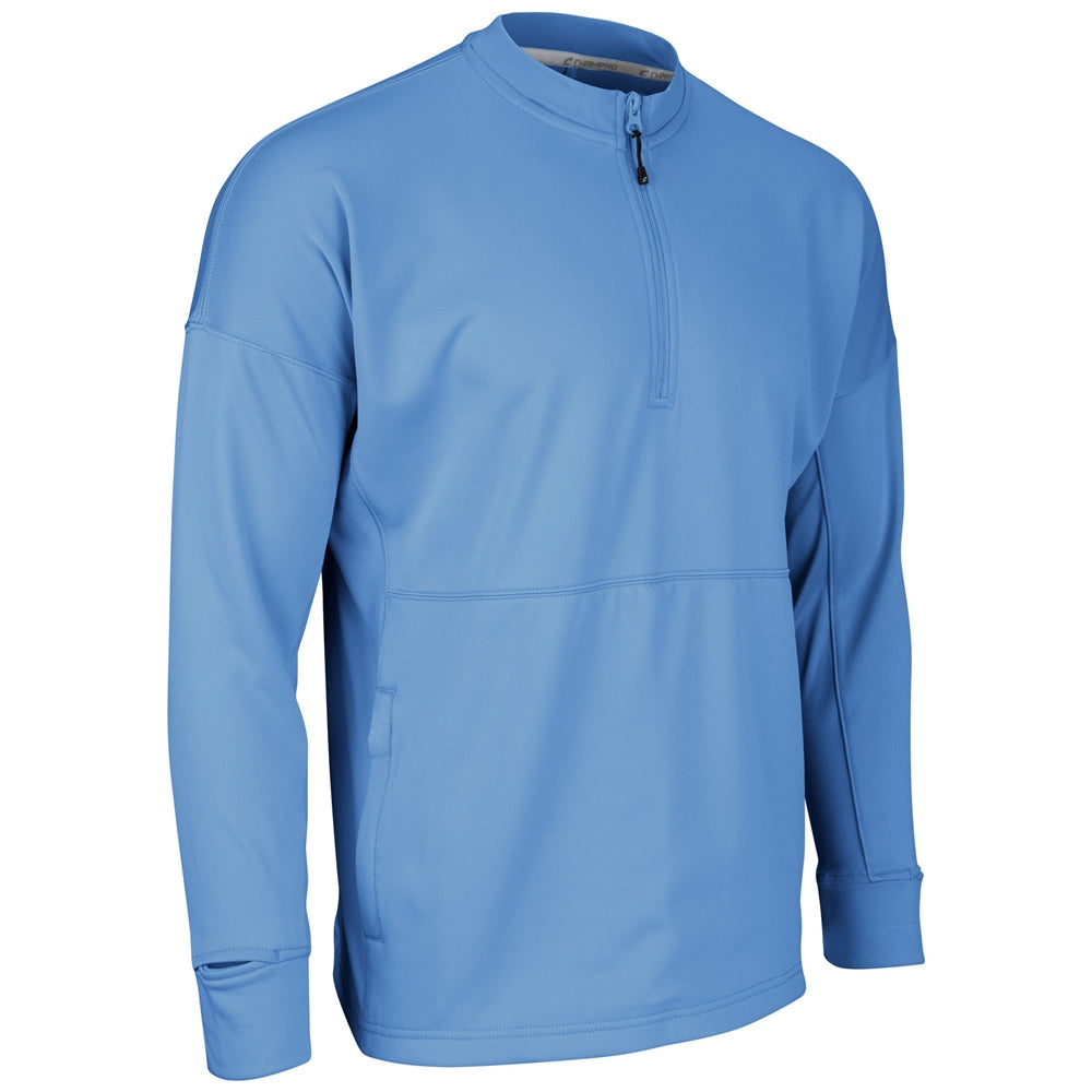 CHAMPRO SPORTSWEAR LINEUP FLEECE MEN'S 1 AND 4 ZIP CREW