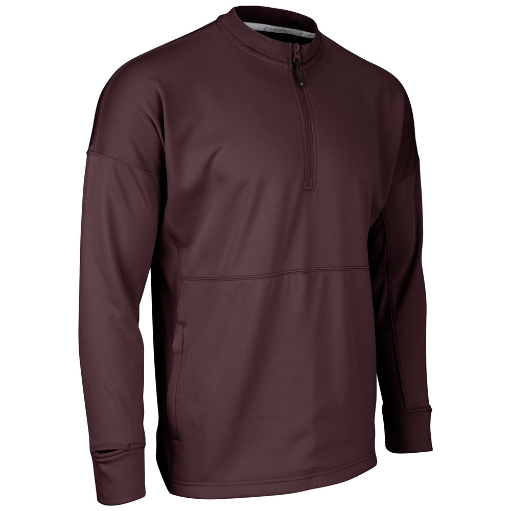 CHAMPRO SPORTSWEAR LINEUP FLEECE MEN'S 1 AND 4 ZIP CREW