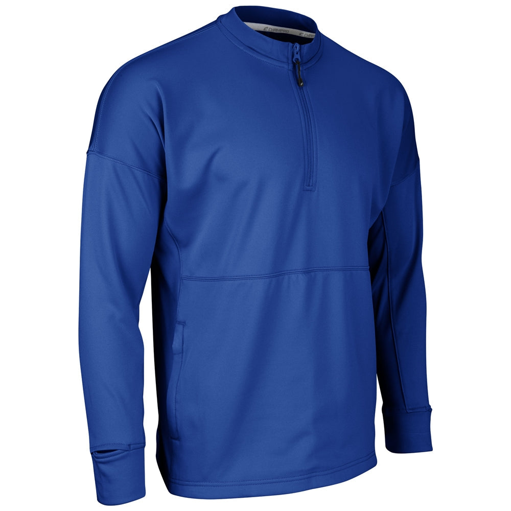 CHAMPRO SPORTSWEAR LINEUP FLEECE MEN'S 1 AND 4 ZIP CREW