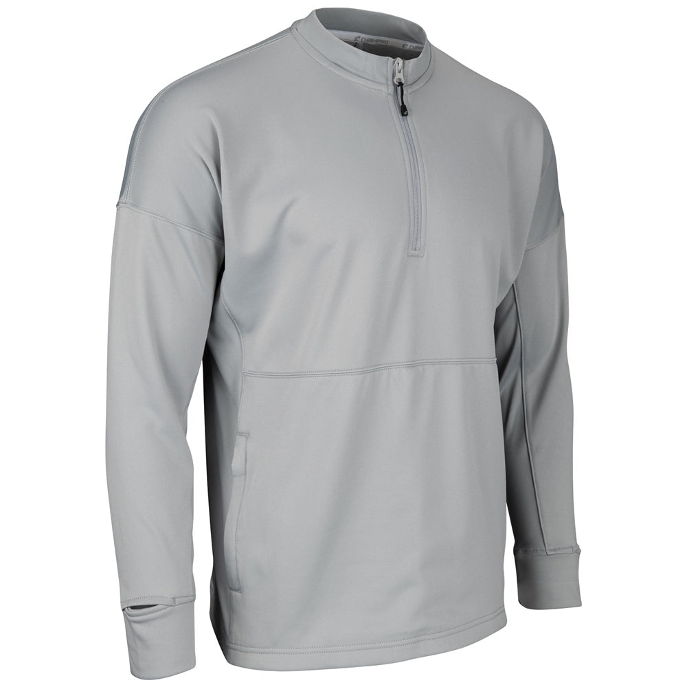 CHAMPRO SPORTSWEAR LINEUP FLEECE MEN'S 1 AND 4 ZIP CREW