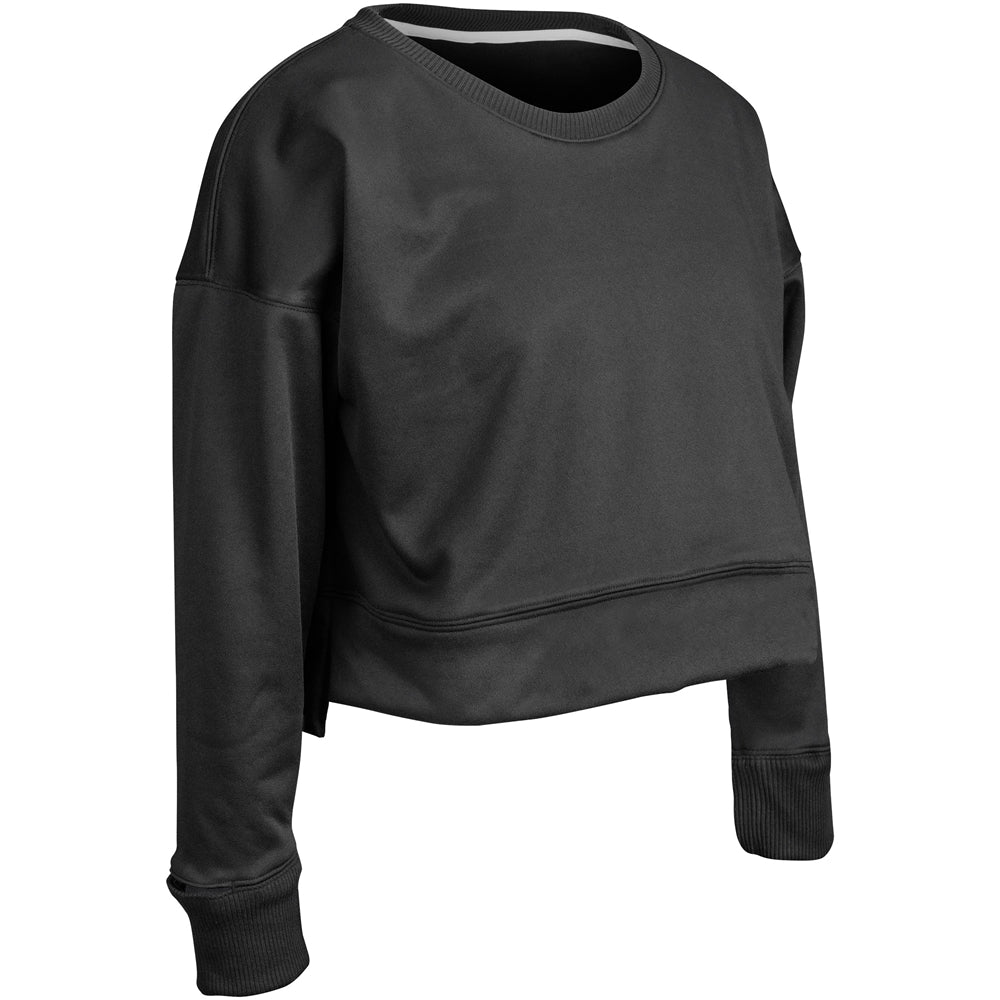 CHAMPRO SPORTSWEAR LINEUP FLEECE WOMEN'S CROP CREW
