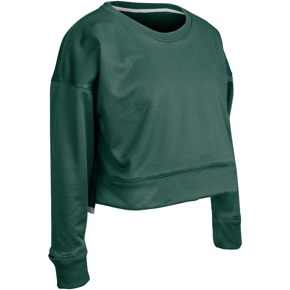 CHAMPRO SPORTSWEAR LINEUP FLEECE WOMEN'S CROP CREW