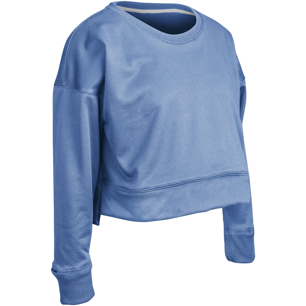 CHAMPRO SPORTSWEAR LINEUP FLEECE WOMEN'S CROP CREW