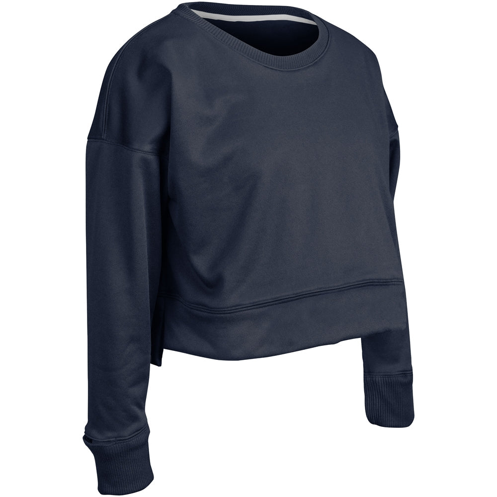 CHAMPRO SPORTSWEAR LINEUP FLEECE WOMEN'S CROP CREW